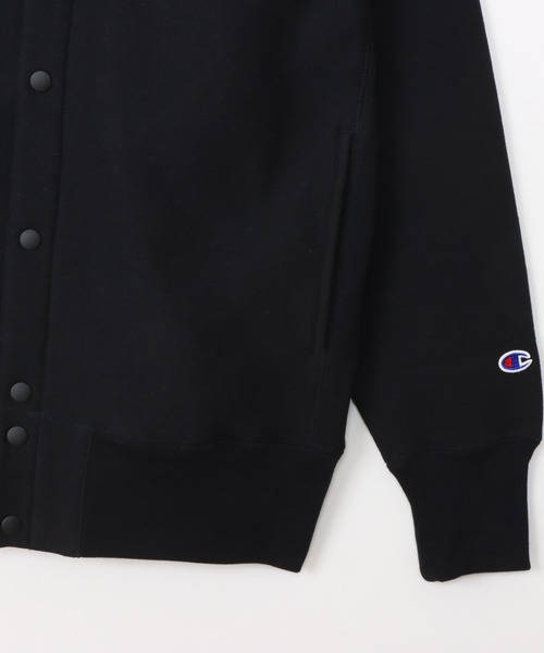 Champion(チャンピオン)の「【Champion/チャンピオン】メンズ リバースウィーブ(R) スナップスウェットシャツ(スウェット・メンズ・オートミール/シルバーグレー/ダークネイビー/ブラック・X-LARGE/LARGE/MEDIUM)」の9枚目の写真