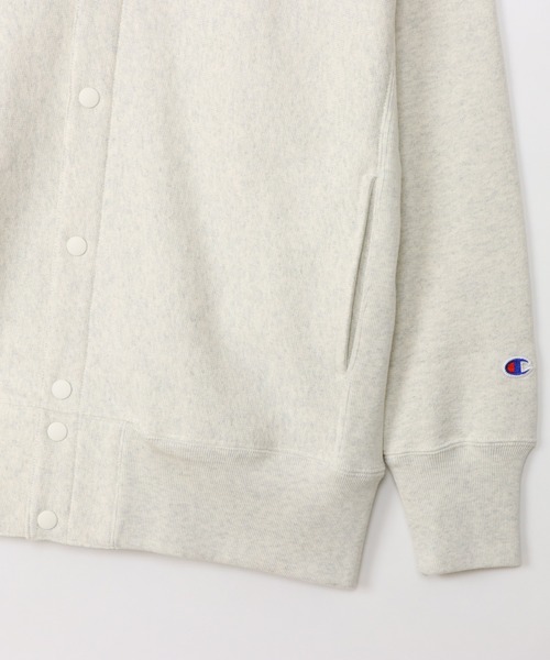 Champion(チャンピオン)の「【Champion/チャンピオン】メンズ リバースウィーブ(R) スナップスウェットシャツ(スウェット・メンズ・オートミール/シルバーグレー/ダークネイビー/ブラック・X-LARGE/LARGE/MEDIUM)」の12枚目の写真