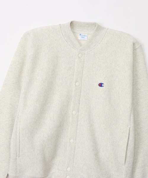 Champion(チャンピオン)の「【Champion/チャンピオン】メンズ リバースウィーブ(R) スナップスウェットシャツ(スウェット・メンズ・オートミール/シルバーグレー/ダークネイビー/ブラック・X-LARGE/LARGE/MEDIUM)」の13枚目の写真