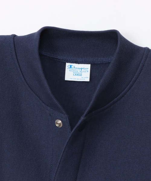 Champion(チャンピオン)の「【Champion/チャンピオン】メンズ リバースウィーブ(R) スナップスウェットシャツ(スウェット・メンズ・オートミール/シルバーグレー/ダークネイビー/ブラック・X-LARGE/LARGE/MEDIUM)」の17枚目の写真