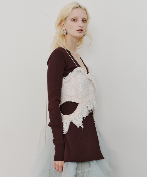 LA BELLE ETUDE（ラベルエチュード）の「MIXニットツイード