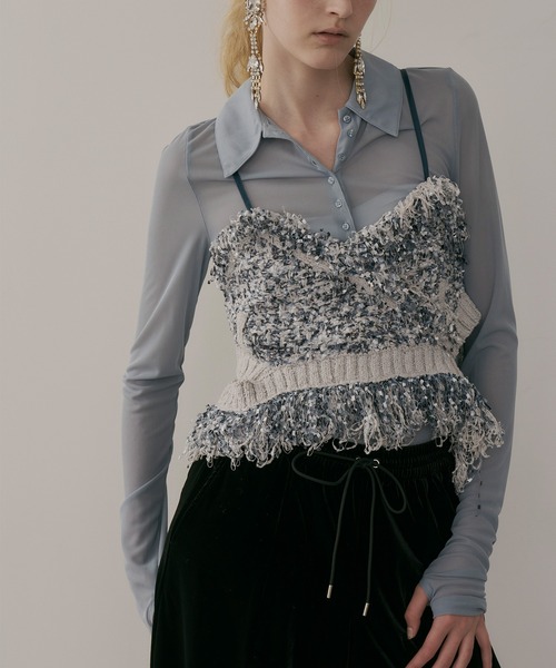 LA BELLE ETUDE（ラベルエチュード）の「MIXニットツイード