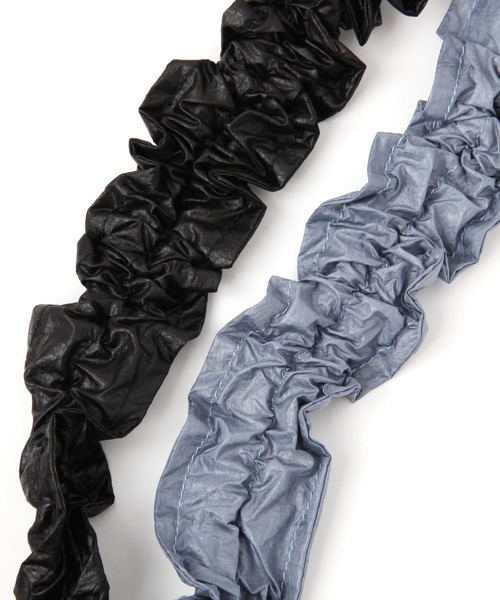 BAYFLOW（ベイフロー）の「BFクシュクシュショルダーストラップ（スマホグッズ・レディース・ブラック/ブルー/シルバー・0）」の6枚目の写真