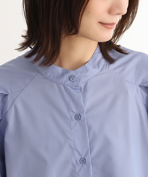 n'OrLABEL（ノアールレーベル）の「『リボンタイ付きラグランブラウス』（シャツ/ブラウス・レディース・ライトブルー/チェック・2/1）」の11枚目の写真