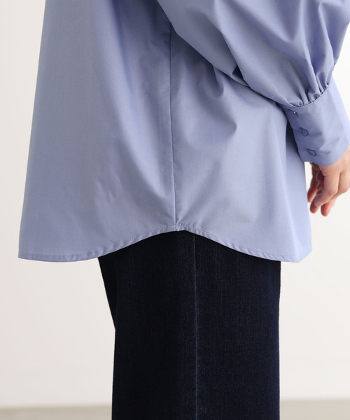 n'OrLABEL（ノアールレーベル）の「『リボンタイ付きラグランブラウス』（シャツ/ブラウス・レディース・ライトブルー/チェック・2/1）」の13枚目の写真