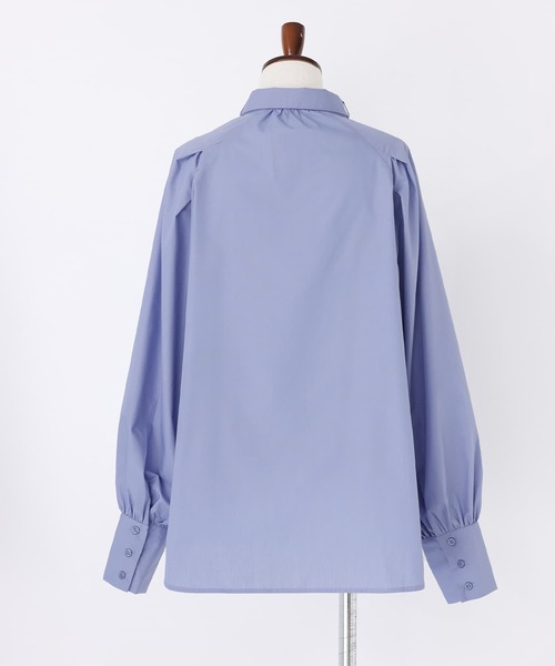 n'OrLABEL（ノアールレーベル）の「『リボンタイ付きラグランブラウス』（シャツ/ブラウス・レディース・ライトブルー/チェック・2/1）」の17枚目の写真