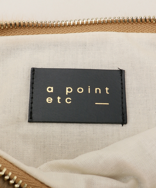 Noble（ノーブル）の「a.point/アポワン エコファーバッグ（ハンドバッグ・レディース・レッド/キャメル・FREE）」の9枚目の写真