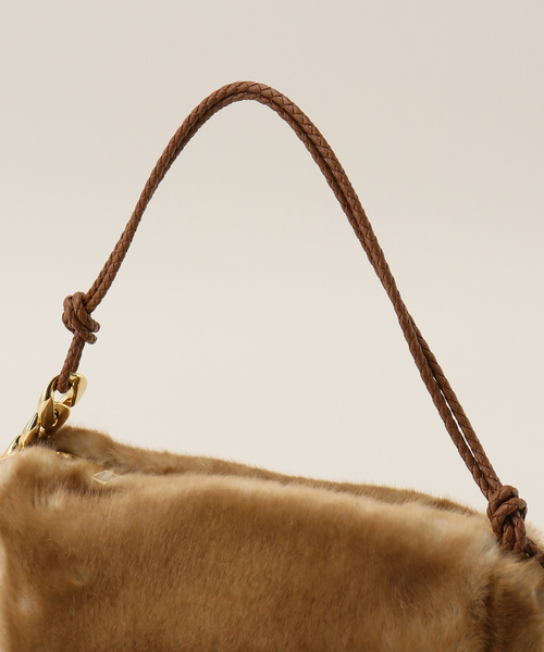 Noble（ノーブル）の「a.point/アポワン エコファーバッグ（ハンドバッグ・レディース・レッド/キャメル・FREE）」の13枚目の写真