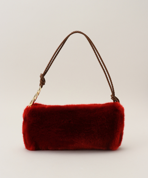 Noble（ノーブル）の「a.point/アポワン エコファーバッグ（ハンドバッグ・レディース・レッド/キャメル・FREE）」の15枚目の写真