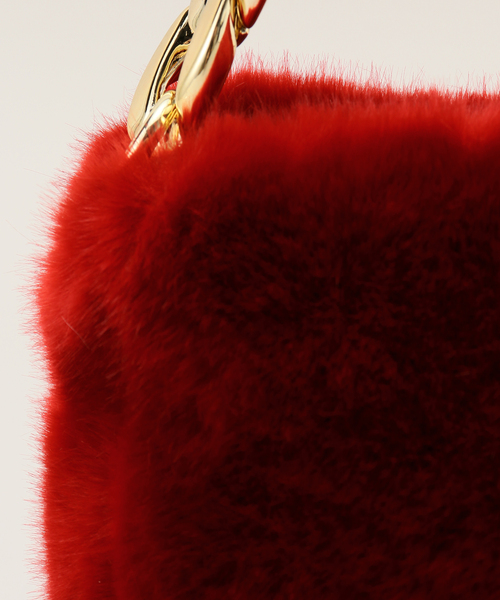 Noble（ノーブル）の「a.point/アポワン エコファーバッグ（ハンドバッグ・レディース・レッド/キャメル・FREE）」の16枚目の写真