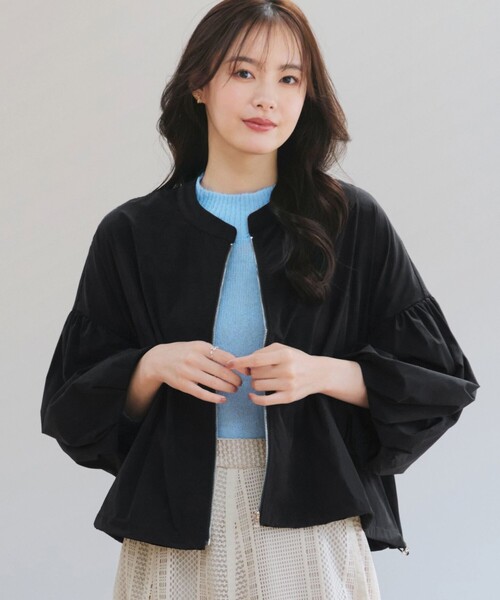 セール】バルーン袖ストレッチジャケット（ダウンジャケット/コート