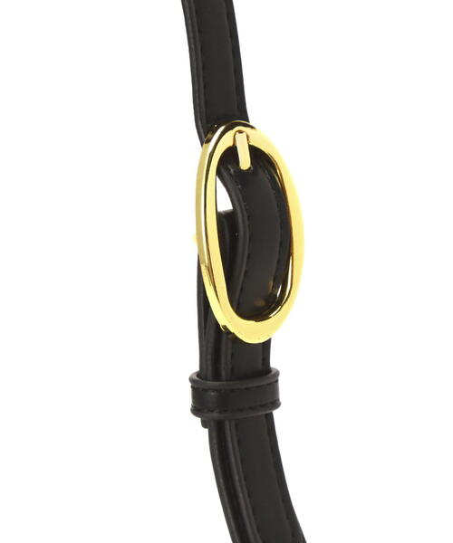 EDIT COLOGNE（エディットコロン）の「ワンハンドルカーブショルダーバッグ（ショルダーバッグ・レディース・ホワイト/ブラック・ﾌﾘ-）」の7枚目の写真