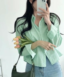 HALEY PESCA | HALEY PESCA/クロップドカラーシャツ(シャツ/ブラウス)