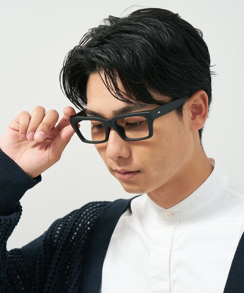Zoff 伊達メガネ メガネ 眼鏡 ウェリントン型メガネ｜太縁メガネ