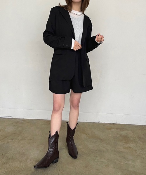 Jewelobe（ジュエローブ）の「ミドルウエスタンブーツ（ブーツ・レディース・ブラウン/ブラック・XL/L/M/S）」の22枚目の写真