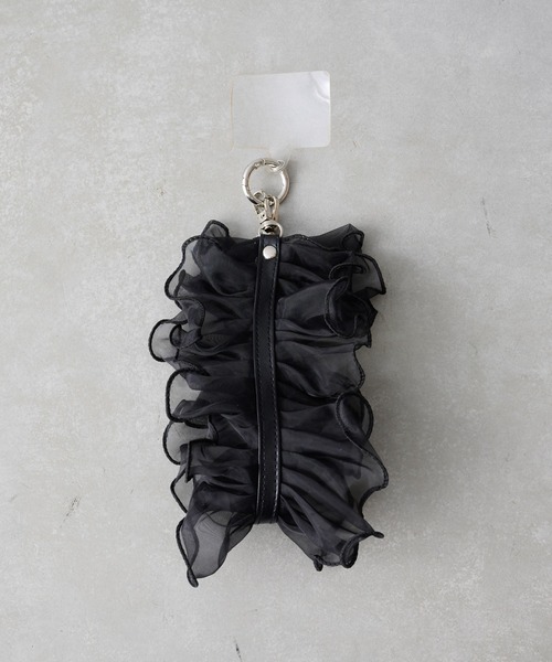 BIRTHDAY BAR（バースデイバー）の「オーガンジー ショートストラップ（スマホグッズ・レディース・オレンジ/ブラック/グレー・フリー）」の11枚目の写真