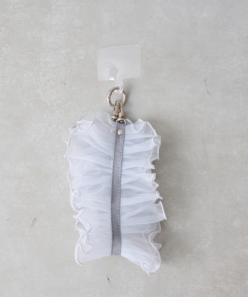 BIRTHDAY BAR（バースデイバー）の「オーガンジー ショートストラップ（スマホグッズ・レディース・オレンジ/ブラック/グレー・フリー）」の14枚目の写真