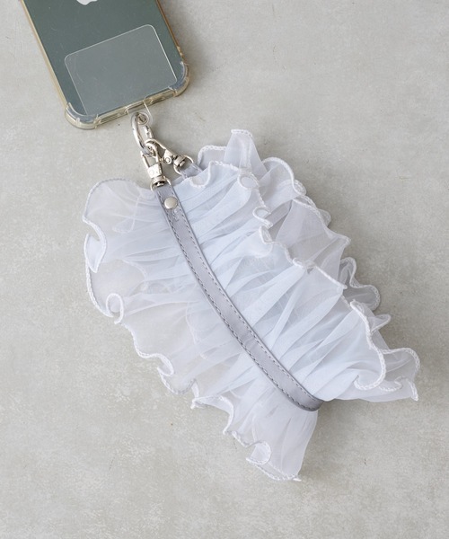 BIRTHDAY BAR（バースデイバー）の「オーガンジー ショートストラップ（スマホグッズ・レディース・オレンジ/ブラック/グレー・フリー）」の13枚目の写真