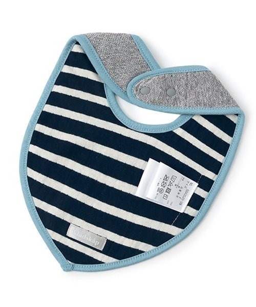 kladskap（クレードスコープ）の「刺しゅう接結スタイ（スタイ/よだれかけ・キッズ・ライトカーキ/グレー・FREE）」の8枚目の写真