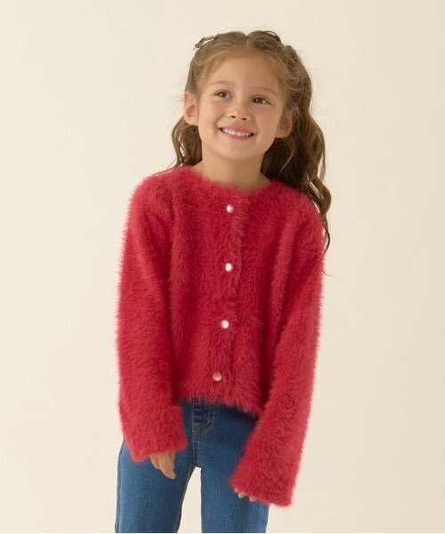 セール】シャギーニットカーディガン（カーディガン/ボレロ）｜Lycee