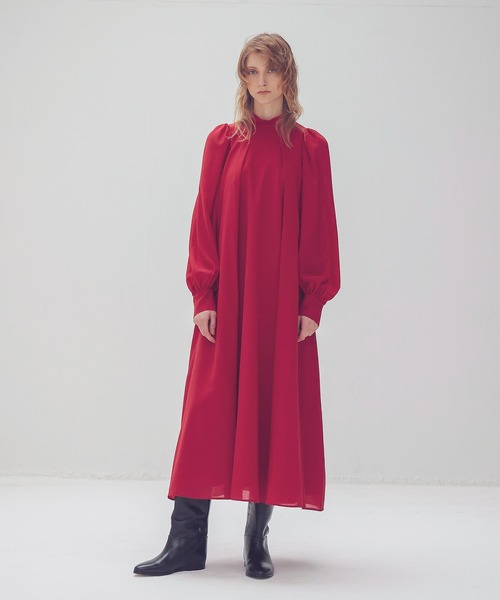 セール】STUMBLY / Back Ribbon Dress(バックリボンワンピース 