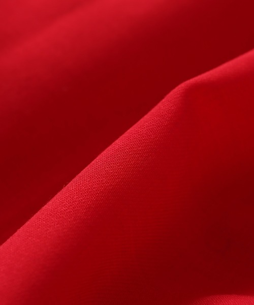STUMBLY(スタンブリー)の「STUMBLY / Back Ribbon Dress(バックリボンワンピース)(ワンピース・レディース・レッド/グレー・36)」の16枚目の写真