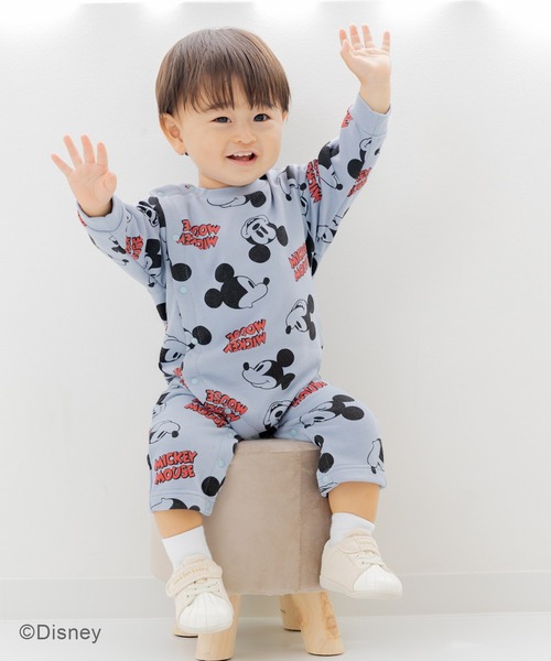 セール】ミッキーマウス 裏毛カバーオール（ロンパース）｜Disney