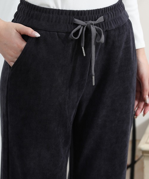 aimoha(アイモハ)の「【Aimoha】ドローストリングストレートパンツ(その他パンツ・レディース・グレー/ブラック/ベージュ・MEDIUM/X-LARGE/LARGE)」の8枚目の写真