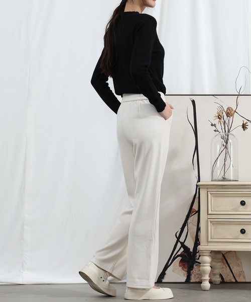 aimoha(アイモハ)の「【Aimoha】ドローストリングストレートパンツ(その他パンツ・レディース・グレー/ブラック/ベージュ・MEDIUM/X-LARGE/LARGE)」の18枚目の写真