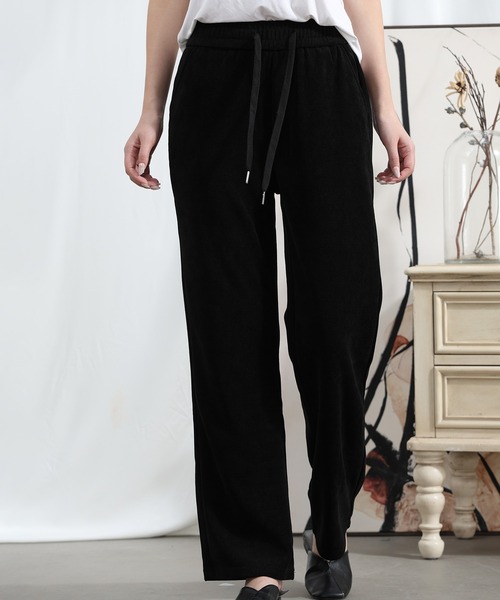 aimoha(アイモハ)の「【Aimoha】ドローストリングストレートパンツ(その他パンツ・レディース・グレー/ブラック/ベージュ・MEDIUM/X-LARGE/LARGE)」の13枚目の写真
