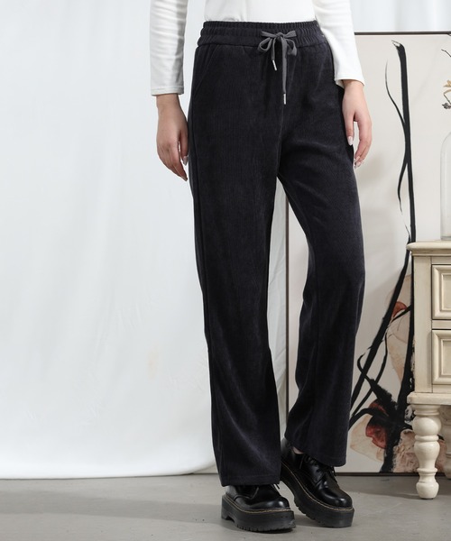 aimoha(アイモハ)の「【Aimoha】ドローストリングストレートパンツ(その他パンツ・レディース・グレー/ブラック/ベージュ・MEDIUM/X-LARGE/LARGE)」の5枚目の写真