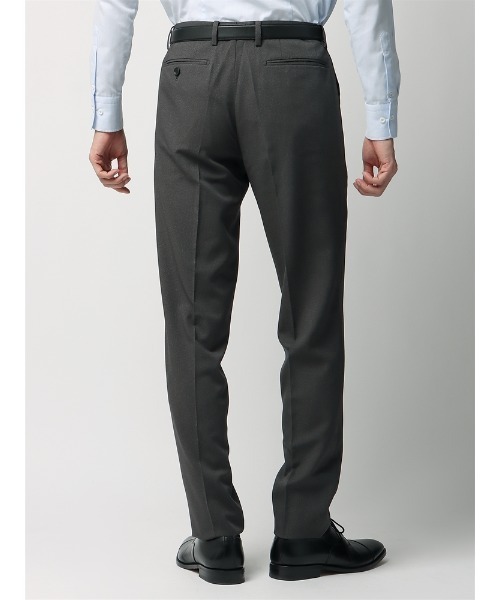 SUIT SQUARE(スーツスクエア)の「NONIRON ポリエステル 2wayStretch ムジ RS05(スラックス・メンズ・ブラック/ライトグレー・S(76cm)/M(79cm)/SS(73cm)/3L(88cm)/LL(85cm)/L(82cm))」の9枚目の写真