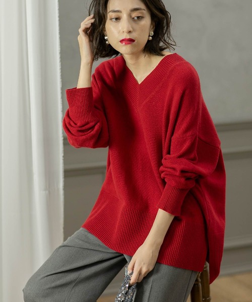 【新品】 PING ピン 総柄 星 ウール混 ニット ジャケット レッド L セール】 SHIPS Colors:〈手洗い可能〉ミラノリブ ノーカラー ニット