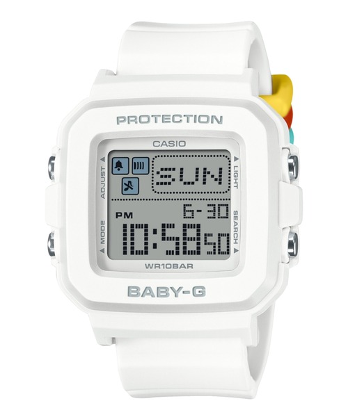 G-SHOCK(ジーショック)の「BABY-G/ベイビージー 腕時計 BABY-G+PLUS BGD-10L-7JR(デジタル腕時計・レディース・ホワイト・FREE)」の2枚目の写真