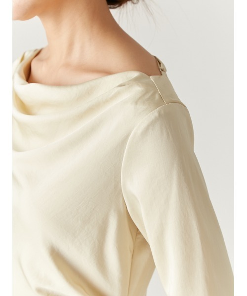 FRAY I.D（フレイアイディー）の「バックオープンドレープドレス