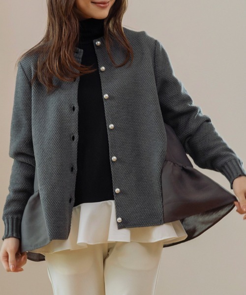 ご自宅でお洗濯可能/日本製【SONO/ソーノ】ﾊﾞｯｸﾃｨｱｰﾄﾞ ﾊｲﾌﾞﾘｯﾄﾞﾆｯﾄ