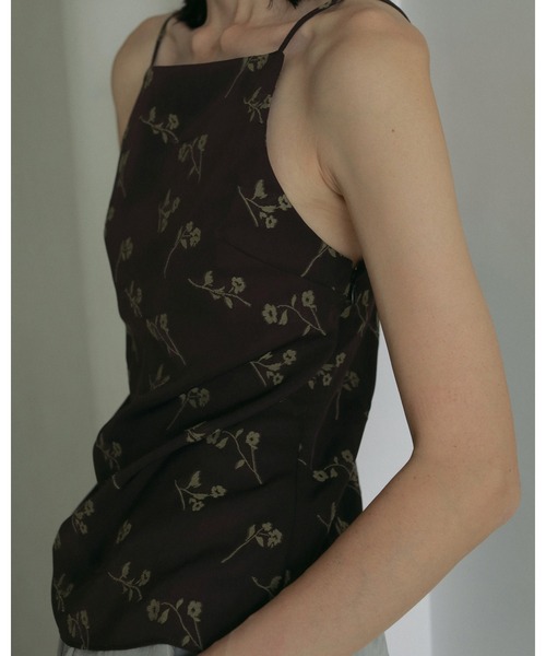 2025SS 新品タグ付 anuke Flower Jacquard Tops セール】Flower Jacquard Tops（Tシャツ/カットソー）｜anuke