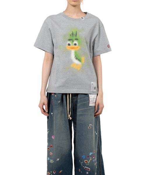 Maison MIHARA YASUHIRO（メゾンミハラヤスヒロ）の「LEON Printed T-shirt（Tシャツ/カットソー・レディース・グレー/ブラック/ホワイト・38/36）」の17枚目の写真