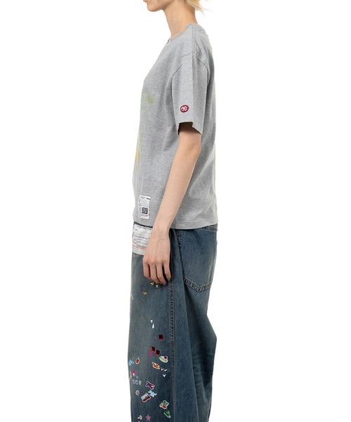 Maison MIHARA YASUHIRO（メゾンミハラヤスヒロ）の「LEON Printed T-shirt（Tシャツ/カットソー・レディース・グレー/ブラック/ホワイト・38/36）」の19枚目の写真