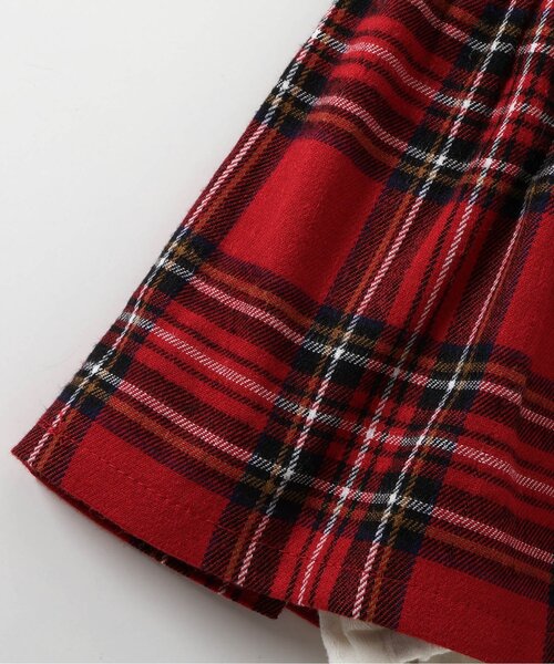 apres les cours（アプレレクール）の「【リンク】チェックジャンスカレイヤードカバーオール（ロンパース・キッズ・ブラック/レッド・70/80）」の16枚目の写真