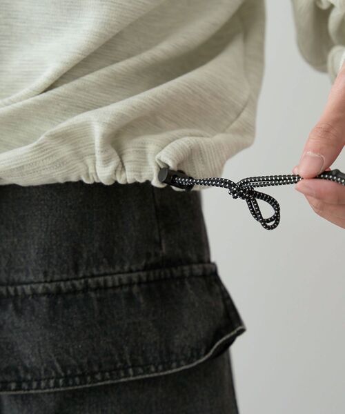 CRAFT STANDARD BOUTIQUE（クラフトスタンダードブティック）の「リップルポロシャツ（スウェット・メンズ・ネイビー/ブラック/ホワイト系その他・L/M/XL）」の7枚目の写真