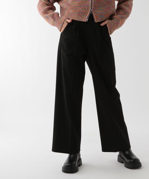 GLOBAL WORK（グローバルワーク）の「裏起毛ワイドパンツ/AND YUA ANY/115771（スラックス・キッズ・チャコール/ブラック・160cm/150cm）」の6枚目の写真