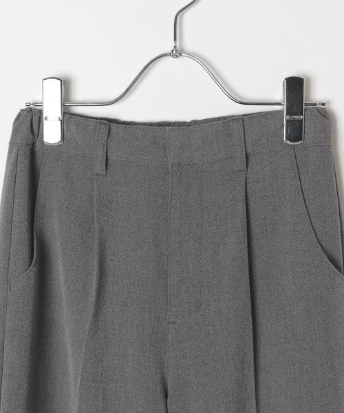 GLOBAL WORK（グローバルワーク）の「裏起毛ワイドパンツ/AND YUA ANY/115771（スラックス・キッズ・チャコール/ブラック・160cm/150cm）」の18枚目の写真