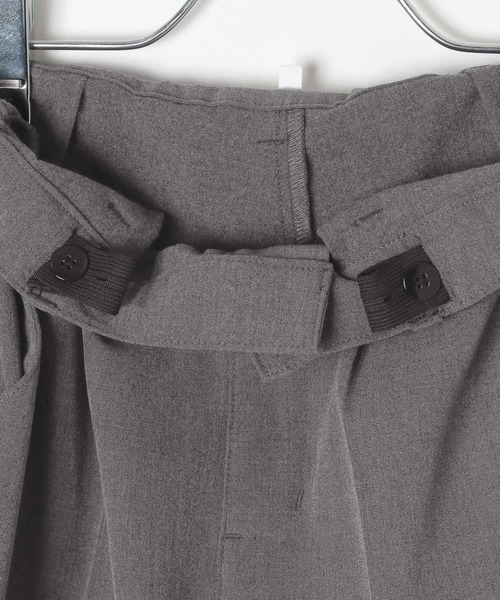 GLOBAL WORK（グローバルワーク）の「裏起毛ワイドパンツ/AND YUA ANY/115771（スラックス・キッズ・チャコール/ブラック・160cm/150cm）」の21枚目の写真