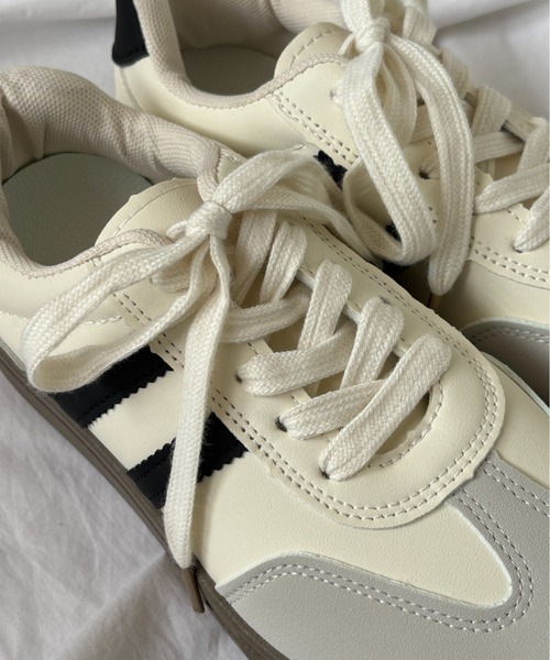 Teem Store（チームストア）の「厚底ラインジャーマンスニーカー（スニーカー・レディース・アイボリー・40/38/36）」の19枚目の写真