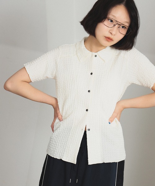 シャツ+ブラウス(長袖+七分) Ray BEAMS - GHOSPELL / Twist Neck Shirt 楽天市場】GHOSPELL ゴスペル ブラウス Dillon Tie Front Blouse