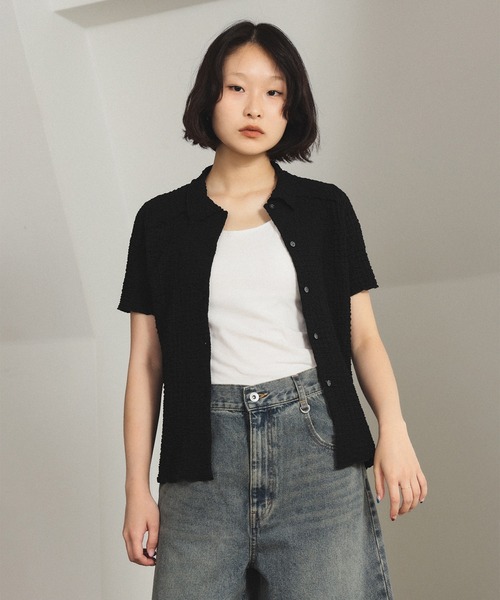 ブラウス シャツ シャーリング メロー シャツ レディース セール】シャーリング メロー シャツ（シャツ/ブラウス）｜Ray