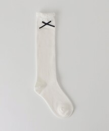 green label relaxing | リボン ハイソックス / 靴下 / キッズ 20cm-22cm(ソックス/靴下)