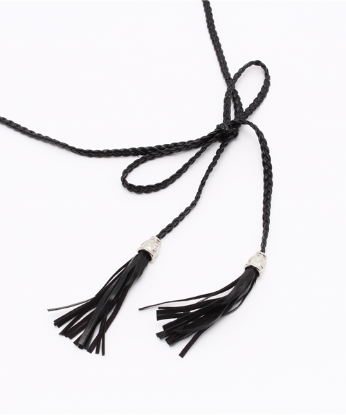 SPIGA（スピーガ）の「フェイクレザーポイントベルト　　　　　　　　　　　　　　　　　　　　　　　　　　　　　　　　　　　（ベルト・レディース・ホワイト/ブラウン/ブラック・FREE）」の4枚目の写真