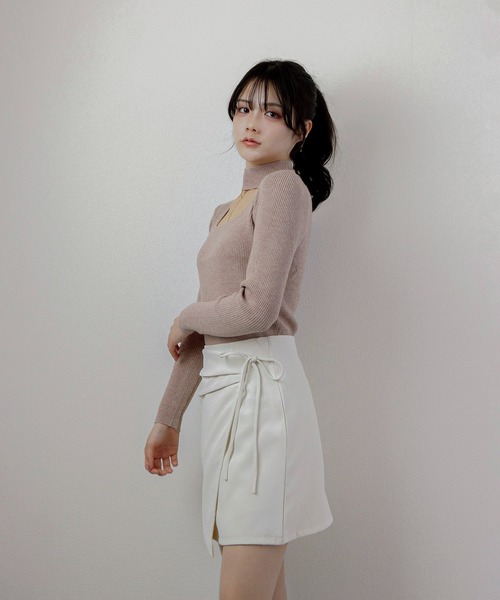 andmary wink choker tops チョーカートップス choker knit tops/チョーカーニットトップス（ニット/セーター
